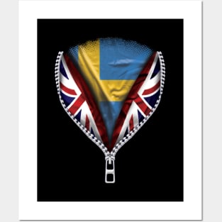 Swede Flag  Sweden Flag zipped British Flag - Gift for Swede From Sweden Posters and Art